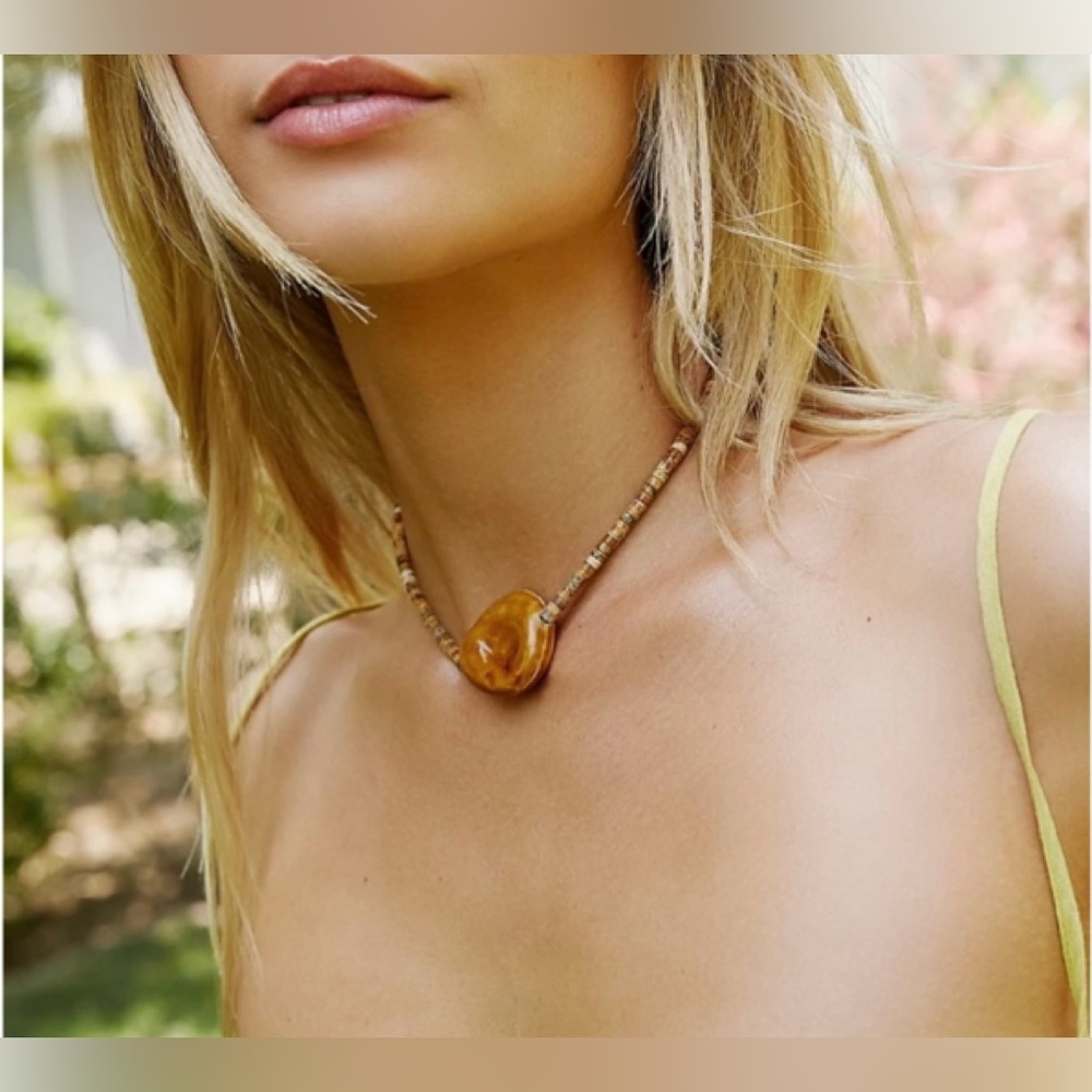 NWT Free People The Florist Choker Earthy